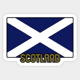 The Scotland Flag : Alba Ecosse  La Scozia Schottland! Sticker